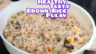 ASK homebook #Recipes#Healthy Lunch Box Recipe #Brown Rice Veg Pulav