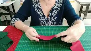 Patchwork - Saia para &aacute;rvore de Natal com a estrela de oito pontas - Parte 01