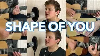 SHAPE OF YOU (Ed Sheeran) Recorded with Only GUITAR and VOCALS | Gil and Gordy | The Gs