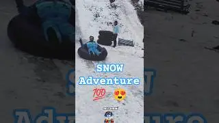 Adventure in Snow | मनाली विंटर वाइब्स | Ultimate Experience #manali #shorts #winter #adventure