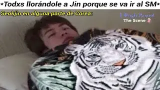 MEMES DE BTS.!! 🤩🔥 SI TE RÍES JIN TE RAPA Y VAS AL SM.!! 🙂👍 JIN NO ME DEJES... 😭💔