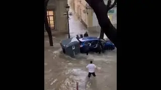Massive floods due to extreme rains in Jerez in the province of C&aacute;diz, #spain  🇪🇦 (30.10.2024)