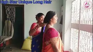 Poonam made a braid with a very unique look in Rapunzel kajal 's hair full story darama video