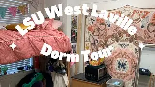 My Freshman Year Dorm Tour / LSU West Laville Honors Dorm