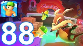 Stumble Guys - Gameplay Walkthrough Part 88 - Factory Fiasco (iOS, Android)
