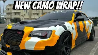 Camo Chrysler 300c | DIY Camo Wrap | Teckwrap | Cheetah Wrap | Vlog