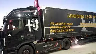 il truck tutto nero alla Rigossa