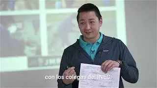 Capacitación para medir la calidad del agua - Encuesta Nacional sobre Desnutrición Infantil