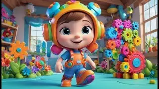 Gear Toys Go Click Click Click | English Nursery Rhyme for Kids Baby Songs