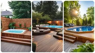 Pool Deck Decorating ideas | Decorating around above Ground Pool | Pool Deck Design ideas