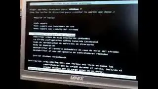 Opciones avanzadas de Windows 7