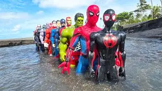 AVENGERS FIGURE COLLECTION, SPIDER-MAN MILES, HULK, CAPTAIN AMERICA, THOR, ANTMAN #28