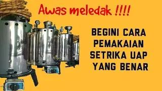 Cara Pakai Setrika Uap