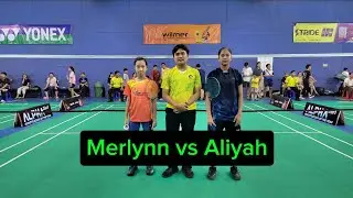R8 U13 Donjuo Prochampion Badminton Open 2024 || Rifda Aliyah Putri vs Merlynn Grace Wen