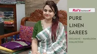 Pure Linen Sarees Collection (06RNG)
