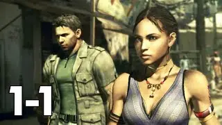 Chris Meets Sheva - Resident Evil 5 - Chapter 1-1 Let's Play