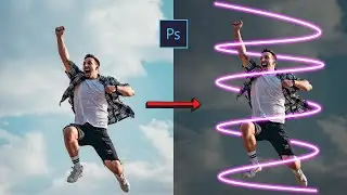 neon effect photoshop