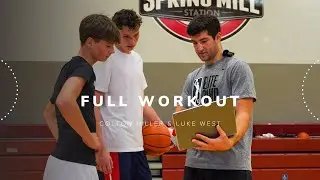 FULL Workout With #1 Ranked HS Prospect Colton Hiller & Penn Charter Sophomore Luke West!