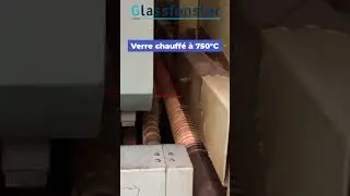 Le four de trempe, une vraie tuerie ! Il chauffe jusqu'&agrave; 750&deg;C et permet au verre d'&ecirc;tre plus solide