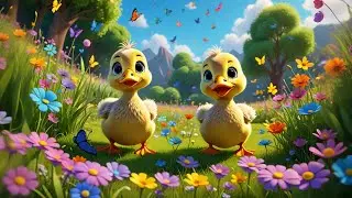 Two Baby Ducks Count to Ten | Counting Song for Kids | Fun Duck Rhyme for Toddlers and Preschoolers