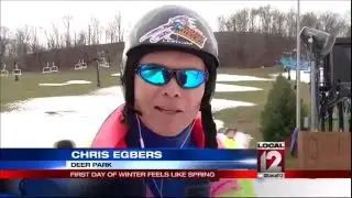 First days of winter feel like spring