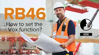 How to set the vox function of RB46 waterproof  radio?