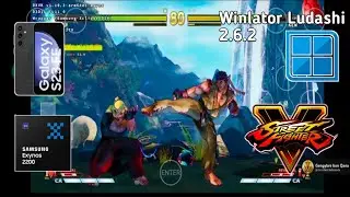 Street Fighter V - Winlator Ludashi 2.6.2 - S23 FE - Exynos 2200 - GPU Xclipse 920.