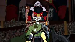 Battle Beast vs Hulk #invincible #planethulk