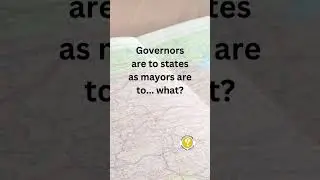 Governors are to states as mayors are to... what?  #triviaquestion #historicaltrivia