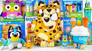 Bluey Toy Collection Unboxing Review 🐾 Mystery Cute Bingo Box & Chattermax Figure Carrying Case