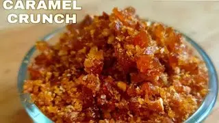 How to make butterscotch caramel crunch | caramel crunch |easy recipe to make caramel crunch |