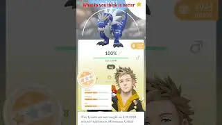 What is better. Shundo or Nundo #pokemon #pokemongo