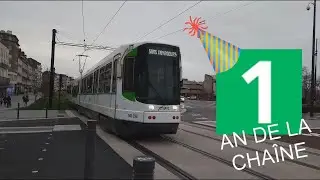 [Anniv Chaîne] Alsthom TFS N°338 - Ligne 1 entre Duchesse Anne et Gare Maritime - TAN - Nantes