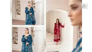 Beautiful winter 3piece Designs | Dhanak Collection | Abdul Hadi Hassan