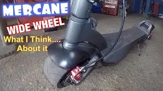 Wide wheel mercane electric scooter, My though and how I like it || Disc Brakes || LED LIGHT