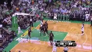 Shaq's first basket as a Celtic - Heat @ Celtics 2010