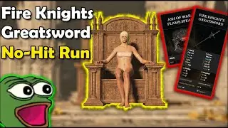 I No Hit Elden Ring Using The Fire Knight's Greatsword