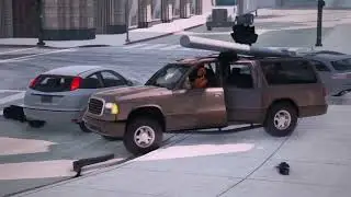BeamNG Intersection car crashes | Multiple view points