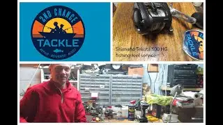Shimano Tekota 500HG saltwater fishing reel how to take apart and service