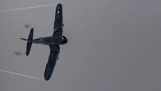 War Thunder [SIM|VR] - Lucky Shot in the Clouds (Ki-84 hei vs F4U)