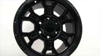 Vision Wheel 372 Raptor Matte Black Wheels Rims