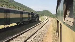 Three trains at Taraki railway station