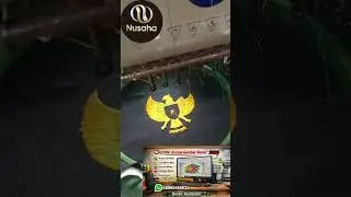 Bordir garuda yg mau kursus bordir komputer #mesinbordirkomputer #kursusbordir