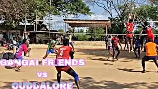 GANGAI FRIENDS vs CUDDALORE || ARUNAPURAM VOLLEYBALL TOURNAMENT || SET-1