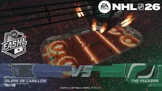 The Puckers vs. Oilers de Carillon - NHL 26 6v6 Playoffs RD2GM4 (S2) 1-7-25 (4K)