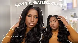 How To: Heatless Curls | Overnight Heatless Curls |  The Best Heatless Curls Tutorial | U Part Wig