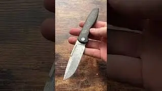 Gold Dark Matter and Damasteel on SBD Mini Tempest looks amazing!