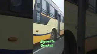 Nagercoil to Tirunelveli TNSTC #tnstc_bus_video #tnstc #shortsvideo #bustours #bustand #yellowbus