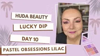 Huda Beauty Palette Lucky Dip - Day 10 - Pasetl Obsessions - Lilac
