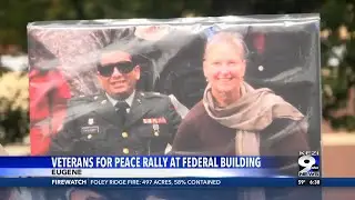 Veterans rally in Eugene to support U.S. veteran facing deportation amid alleged undisclosed